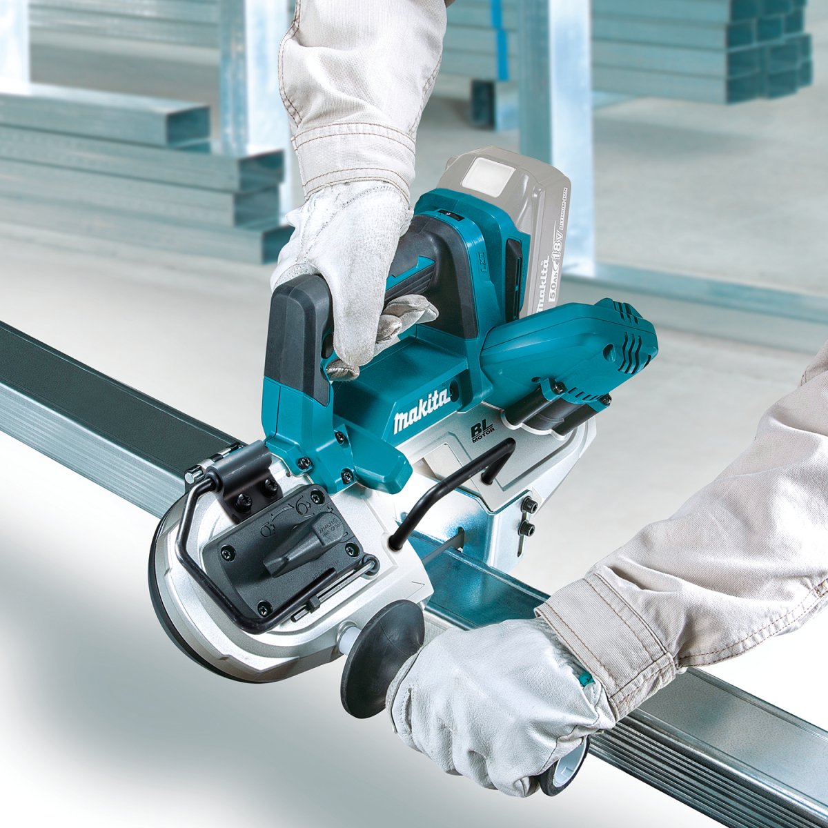 Makita, 18V LXT® Lithium-Ion Compact bürstenlose Akku-Bandsäge